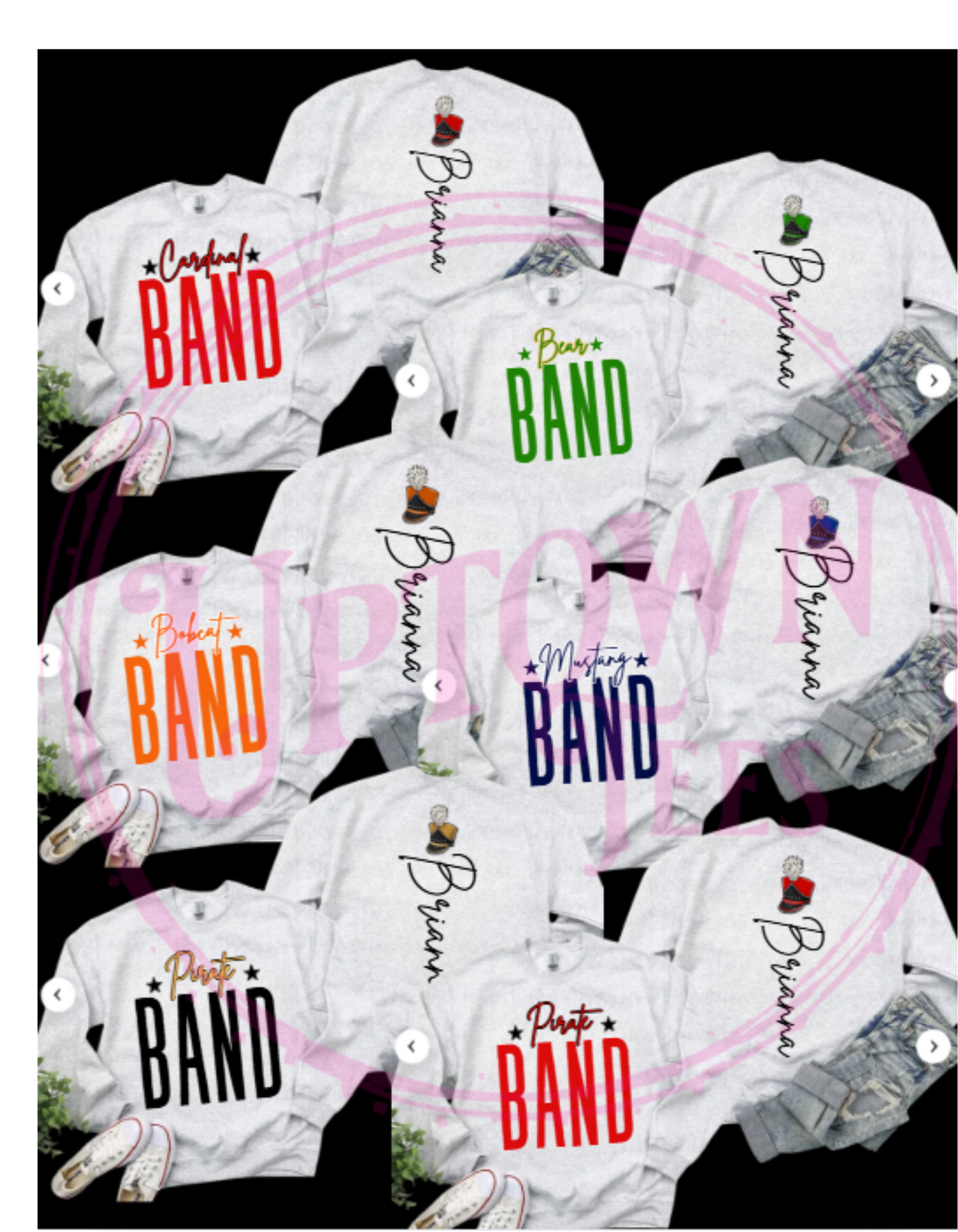 MASCOT BAND- FRONT AND BACK