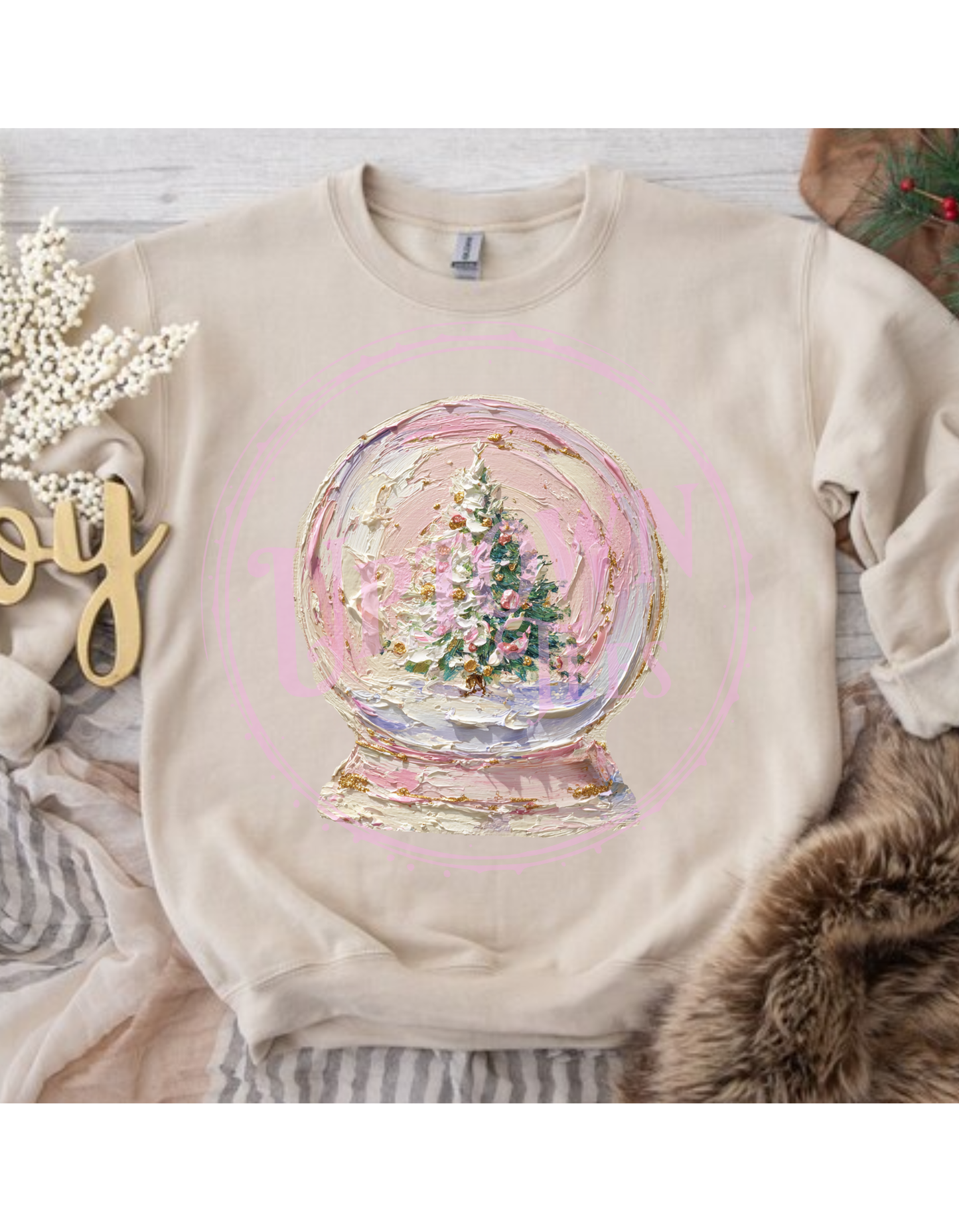 HAND PAINTED SNOWGLOBE