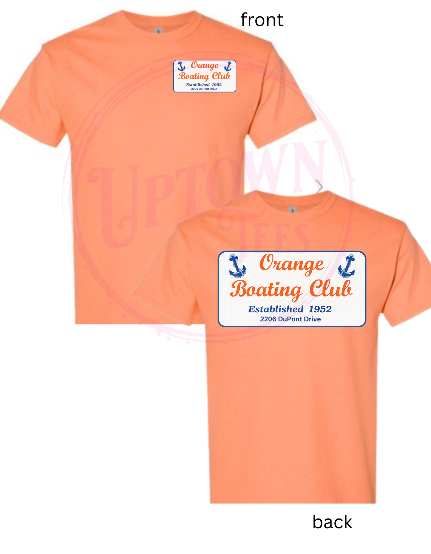 Orange Boating Club design #1