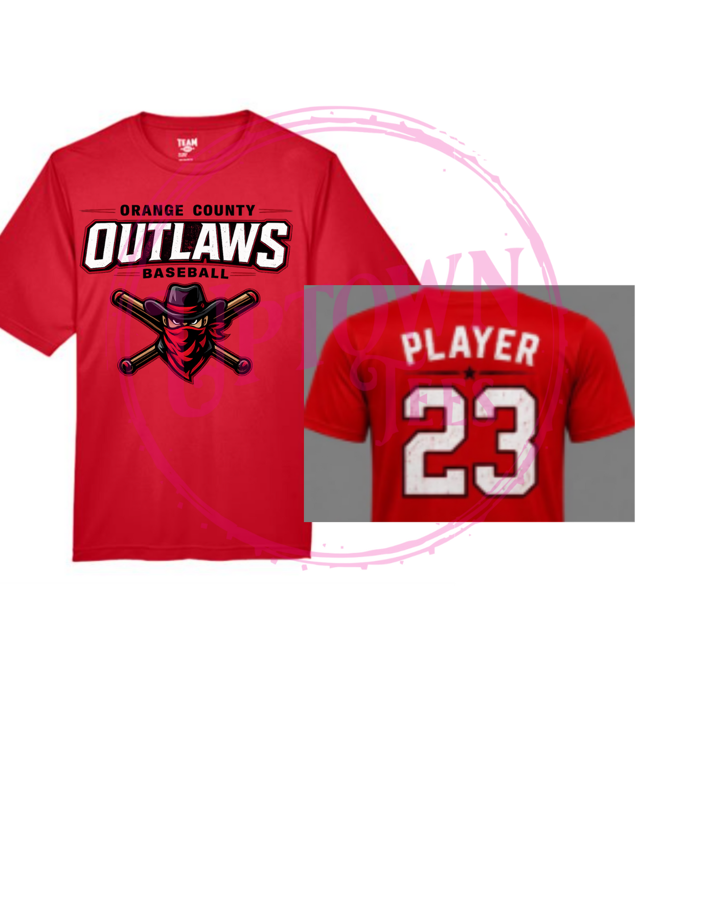 OUTLAW PRACTICE SHIRT- RED