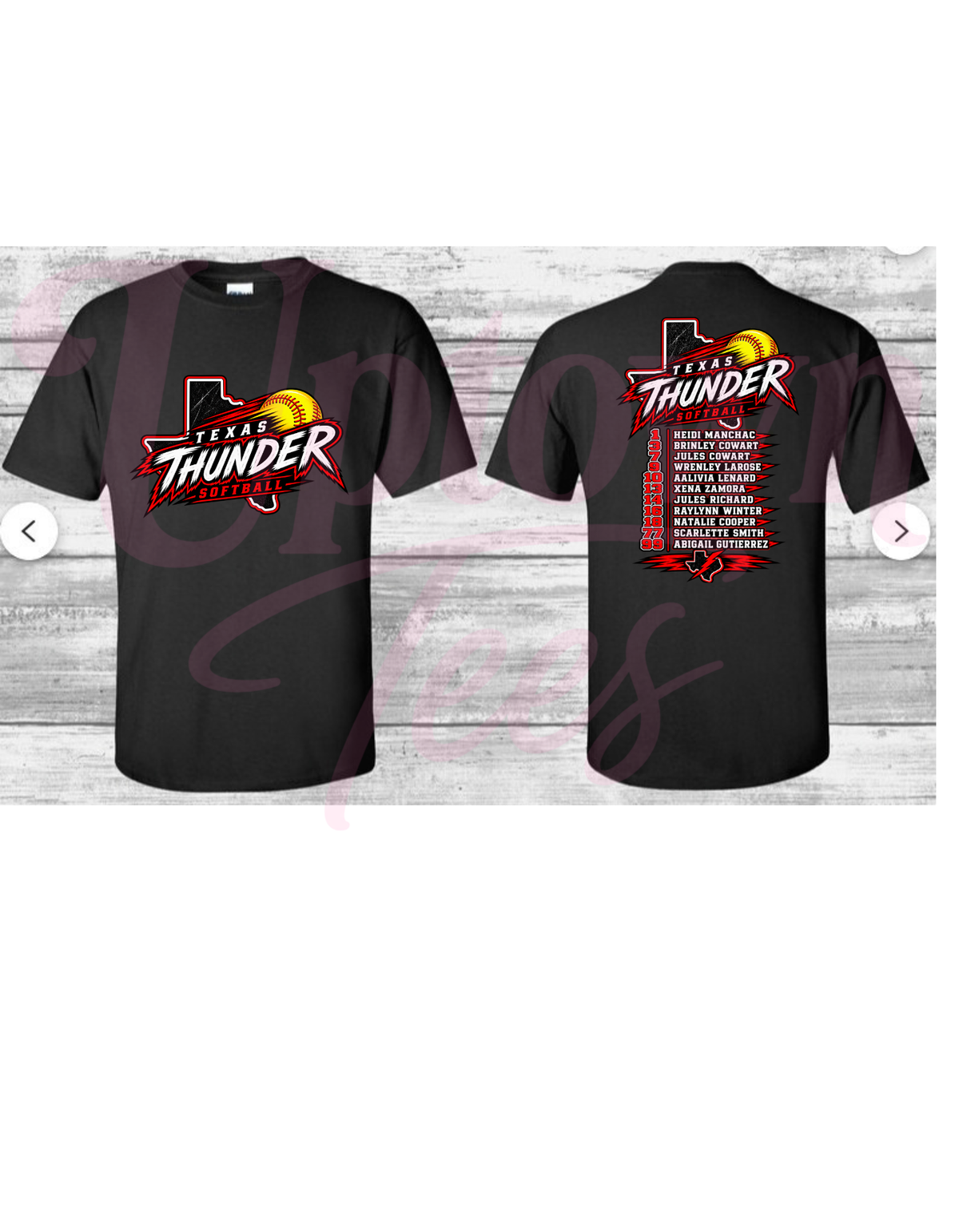 TEXAS THUNDER ROSTER