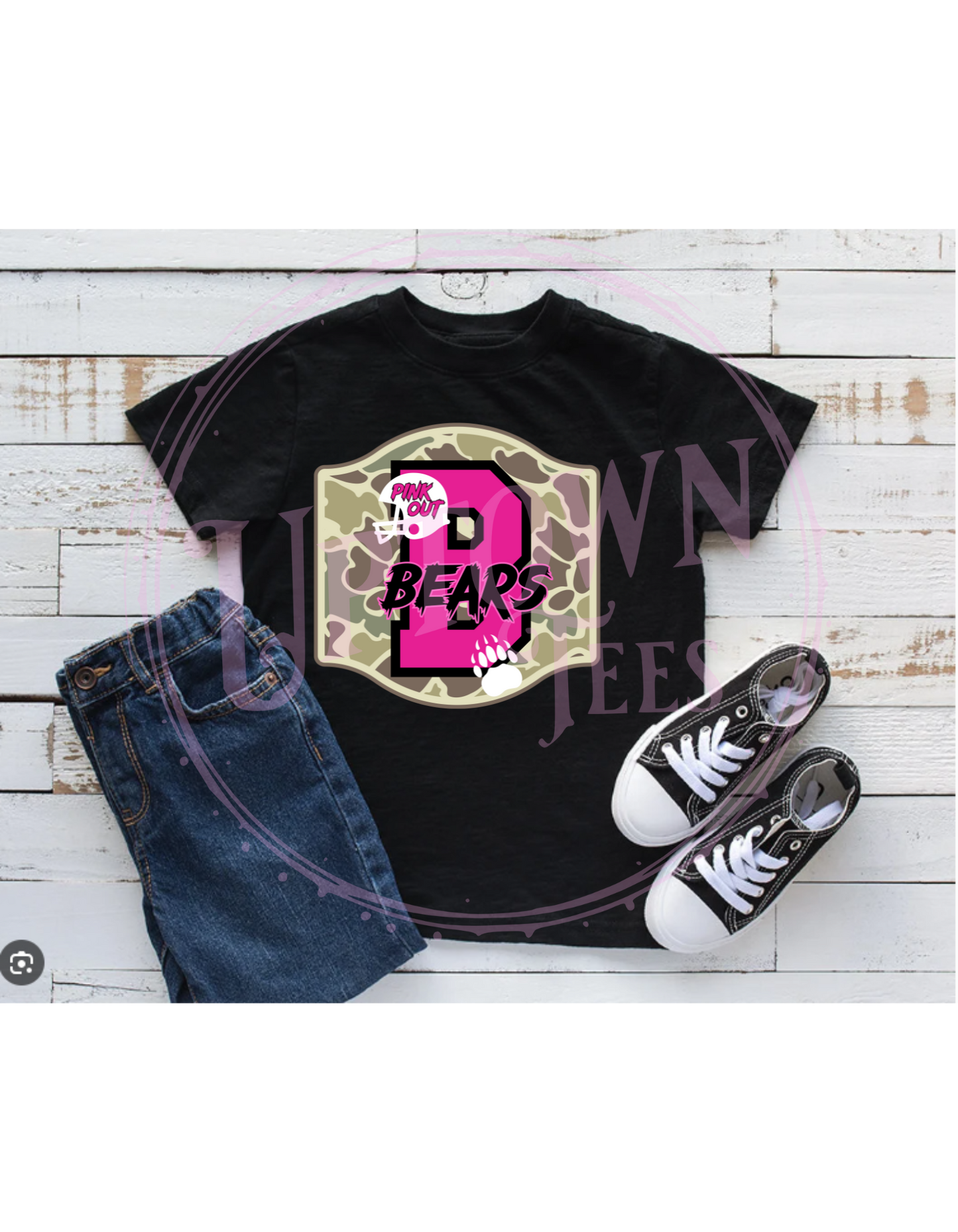 PINK OUT CAMO LCM BEARS
