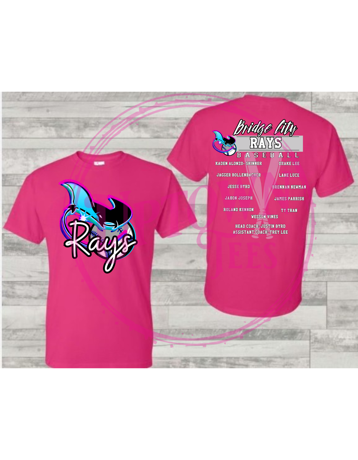 RAYS BASBEALL- BYRD/LEE (PINK)