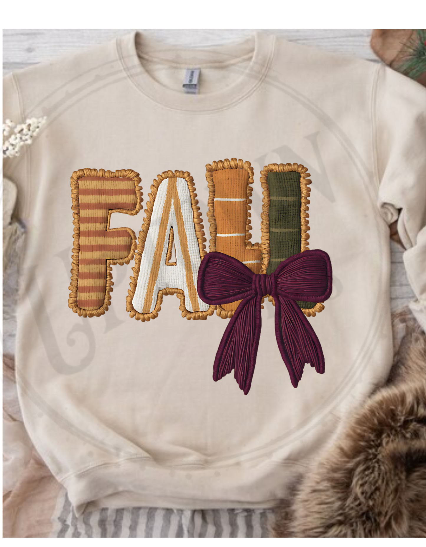 FAUX YARN FALL
