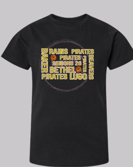 Vidor Pirates Basketball Seniors 26