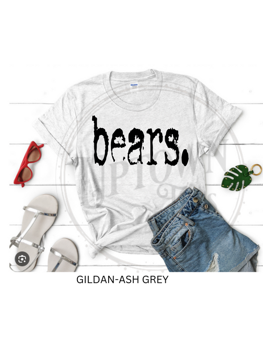 BEARS TYPOGRAPHY