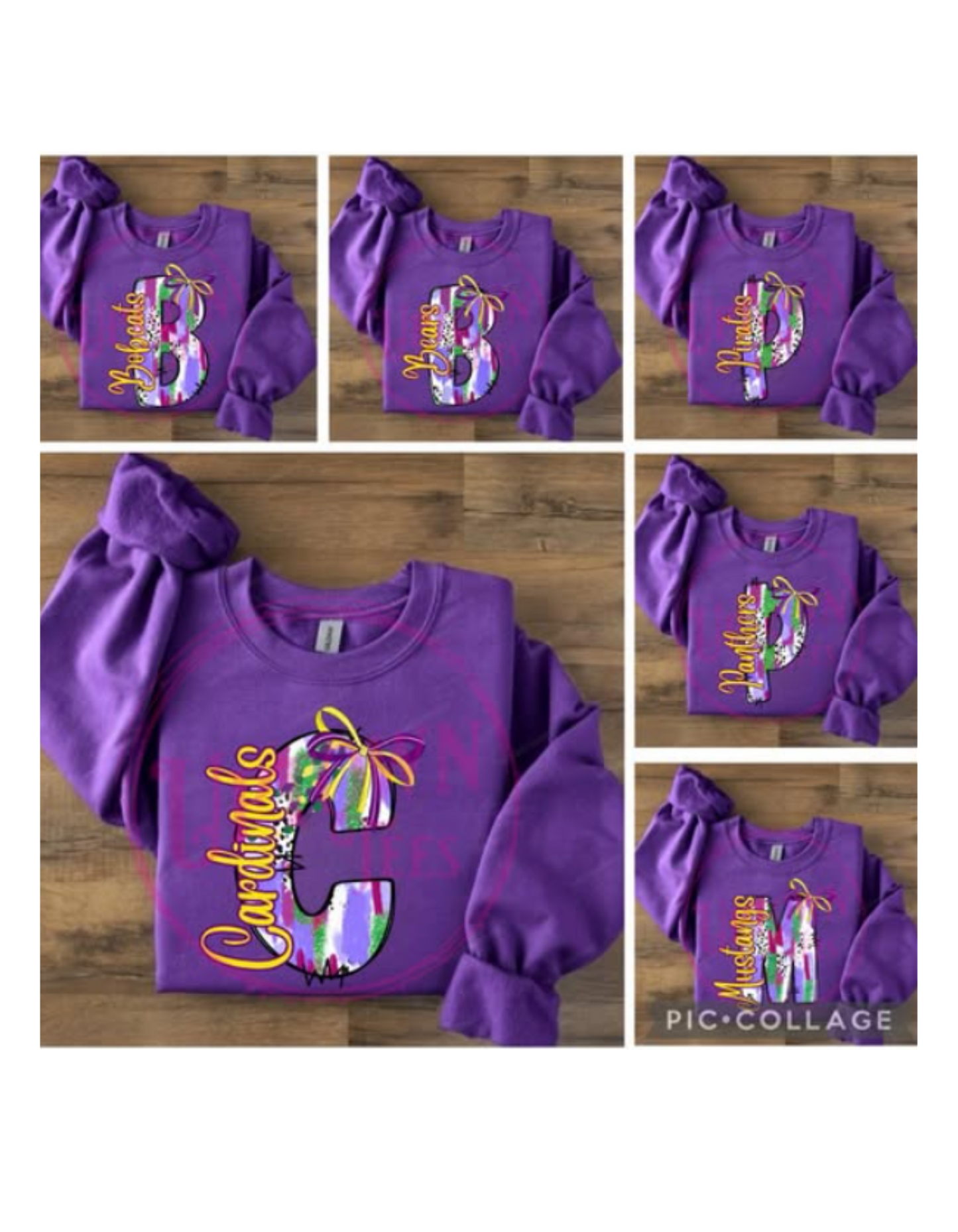 PURPLE- MASCOT MARDI GRAS