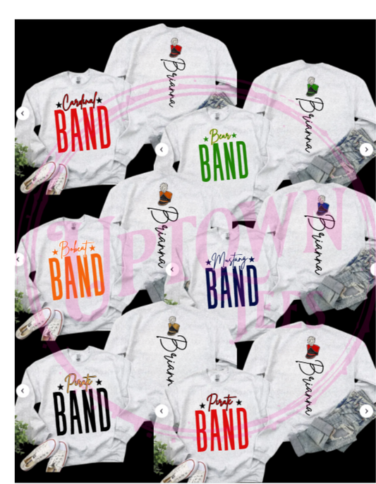 MASCOT BAND- FRONT AND BACK