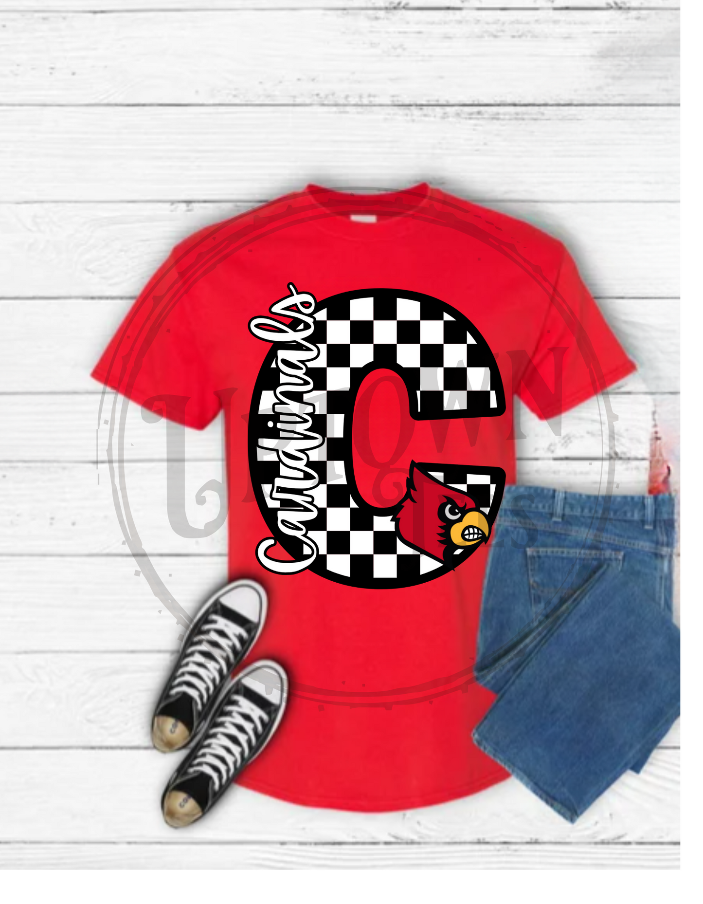 CARDINALS CHECKERED
