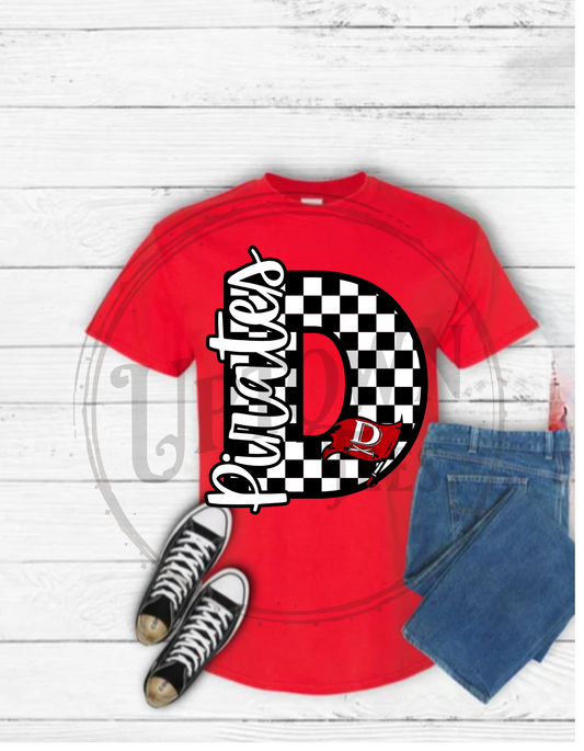 DEWEYVILLE PIRATES CHECKERED