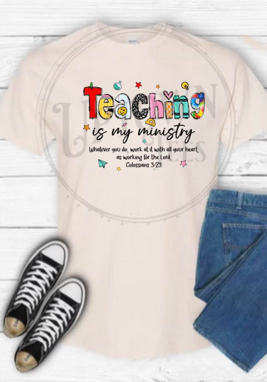 TEACHING IS MY MINISTRY