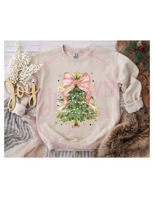 TREE WITH PINK BOW