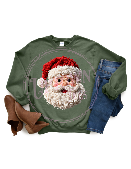 FAUX YARN SANTA