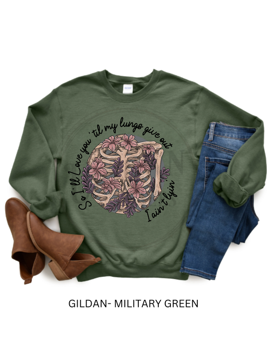 TILL MY LUNGS GIVE OUT