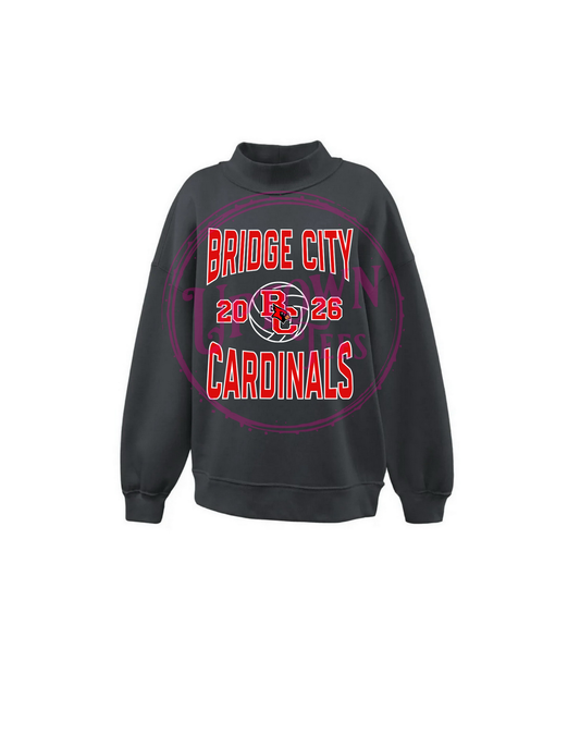 CARD VOLLEYBALL MOCKNECK