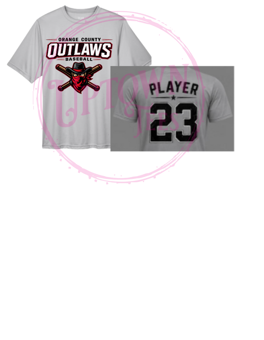 OUTLAW PRACTICE SHIRT- GREY