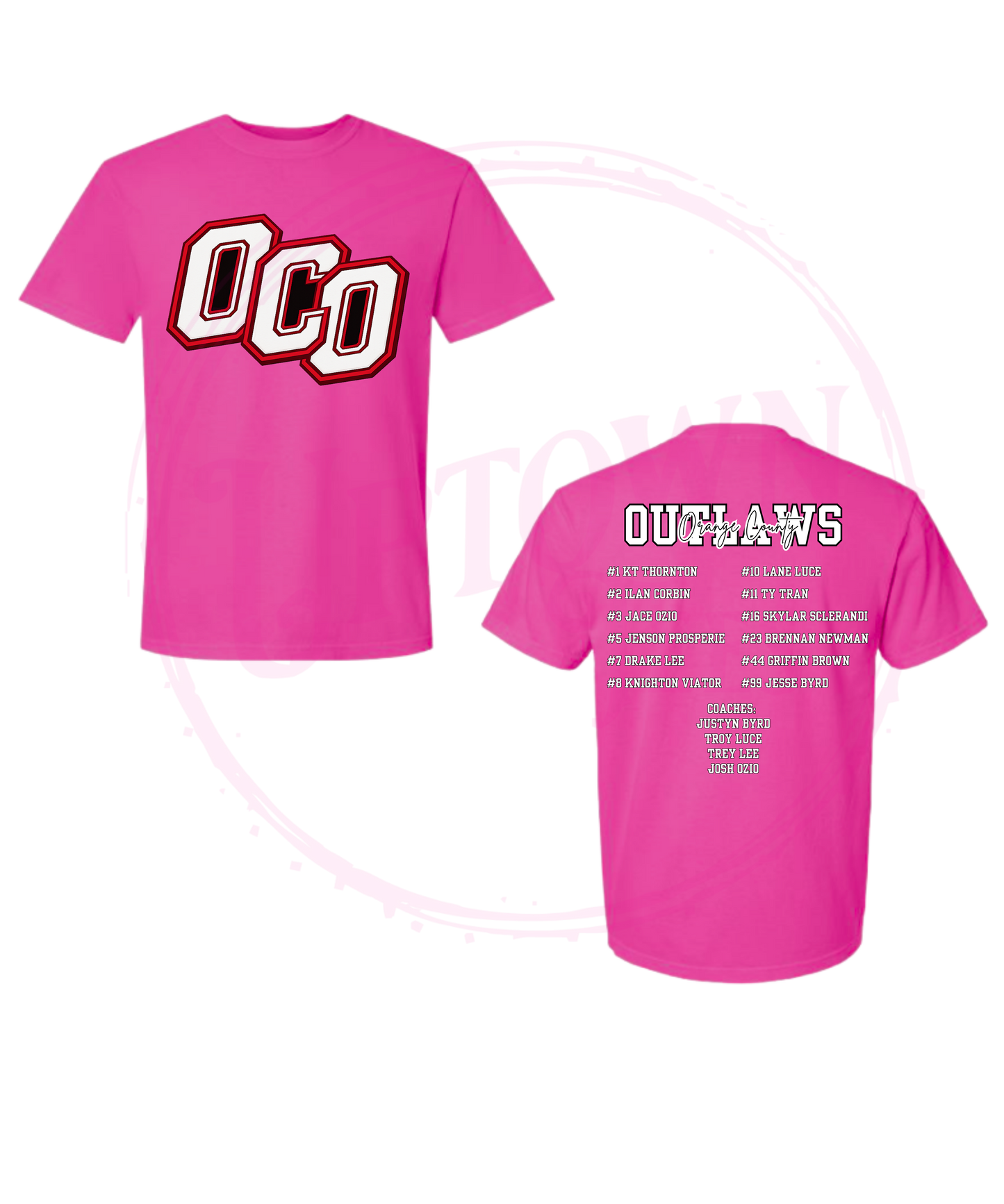 OC OUTLAWS ROSTER-PINK