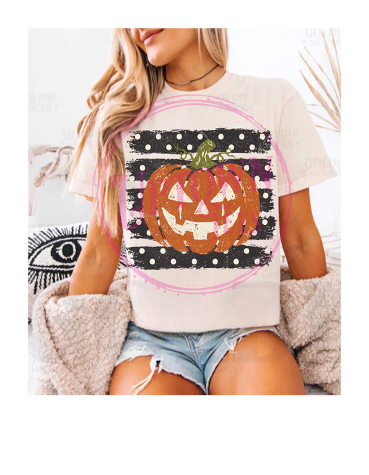 SAND- POLKA DOT PUMPKIN STRIPES