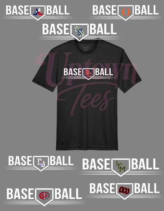 BLACK- BASEBALL HOME PLATE CUSTOM