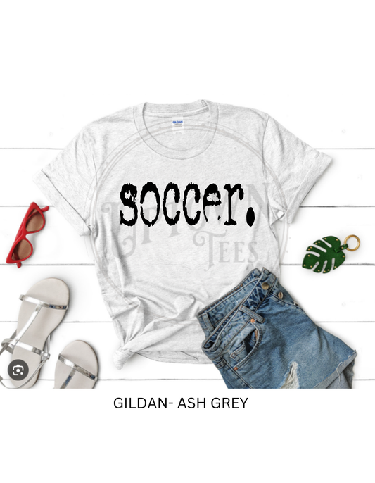 SOCCER TYPOGRAPHY