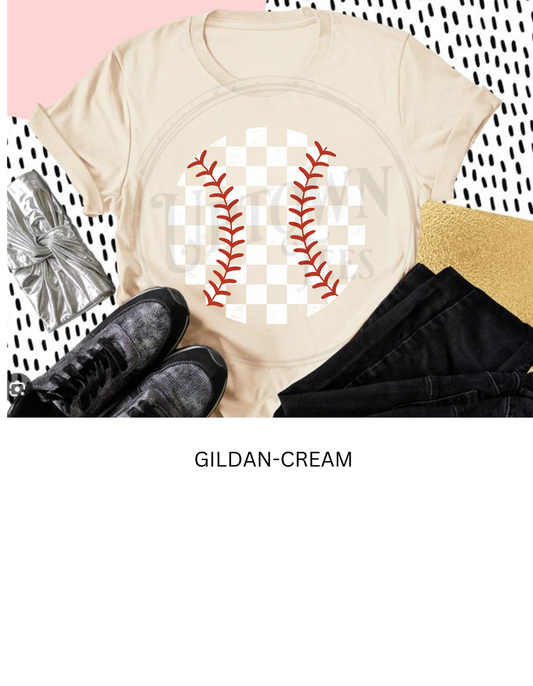 CHECKERED BASEBALL