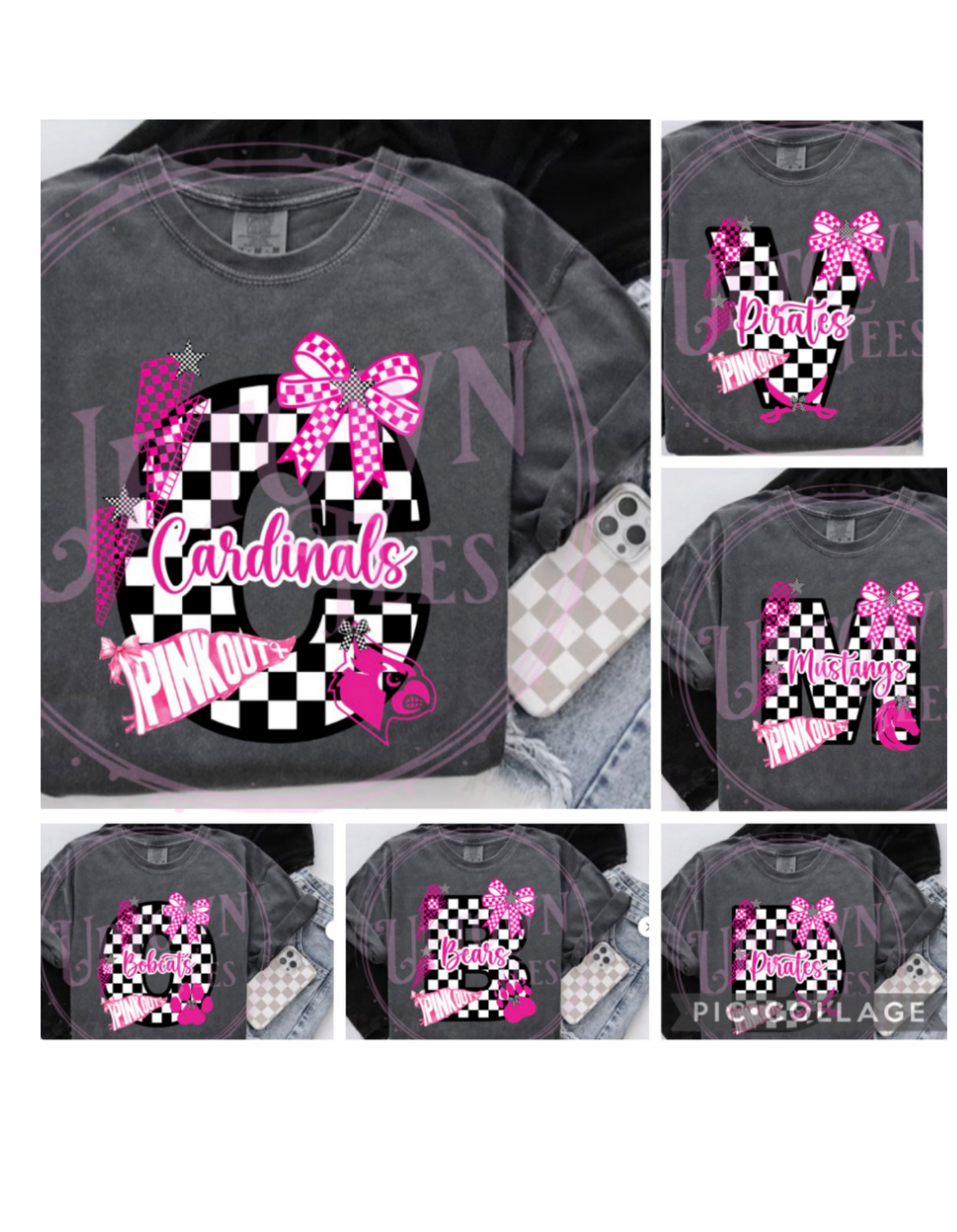 PEPPER CHECKERED PINK OUT