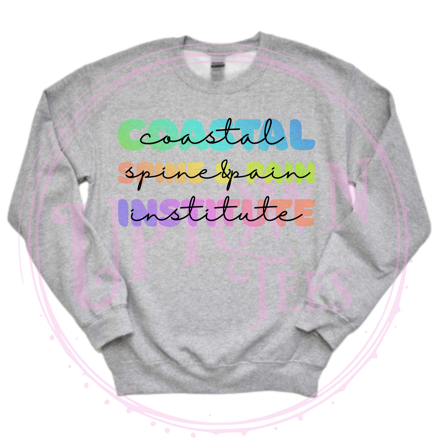 Coastal Spine & Pain Institute Colorful Font