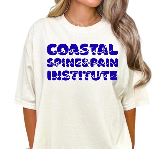 Coastal Spine & Pain Institute Blue Font