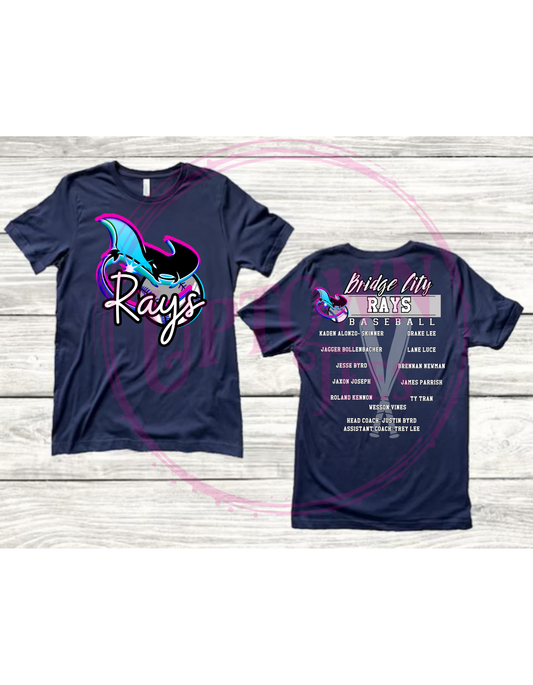 RAYS BASBEALL- BYRD/LEE (BLUE)