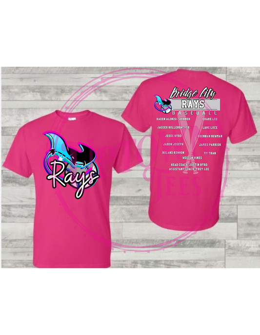 RAYS BASBEALL- BYRD/LEE (PINK)