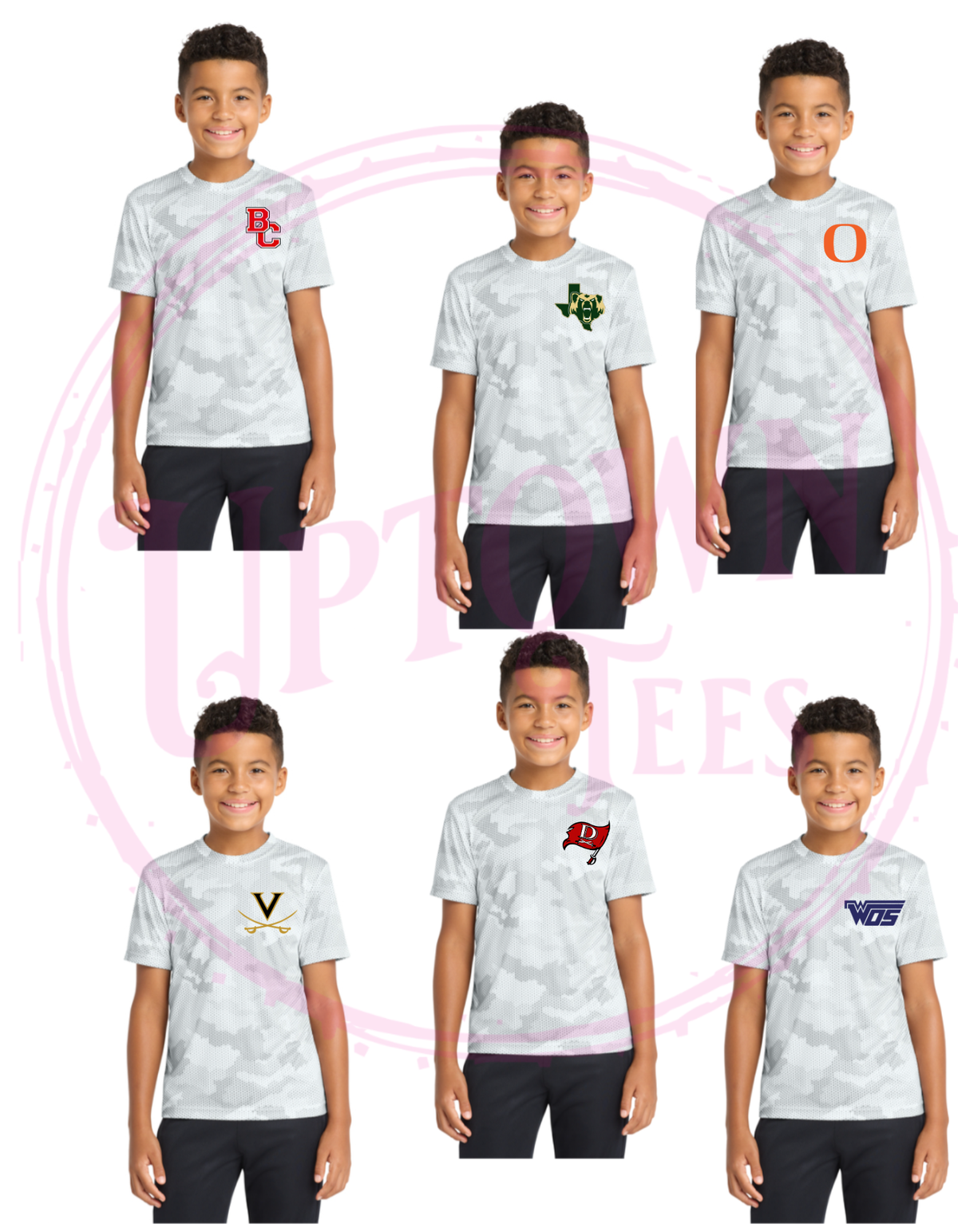WHITE CAMO MASCOTS